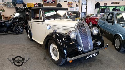 Lot 644 - 1938 STANDARD FLYING 12 DROPHEAD COUPE