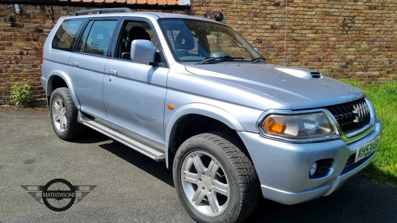 Lot 714 - 2004 MITSUBISHI SHOGUN SPORT WARRIOR TD