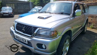 Lot 714 - 2004 MITSUBISHI SHOGUN SPORT WARRIOR TD