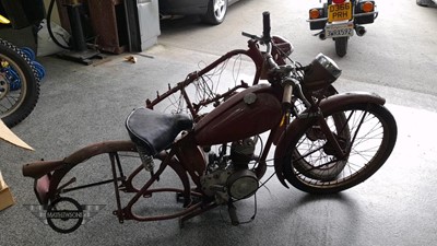 Lot 692 - 2 x MOTORBIKE FRAMES