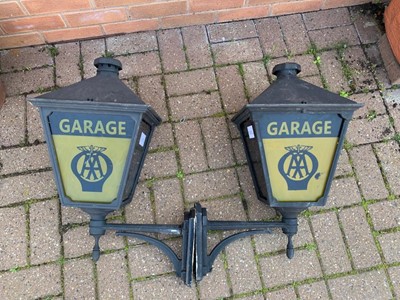 Lot 479 - PAIR OF AA GARAGE WALL LAMPS