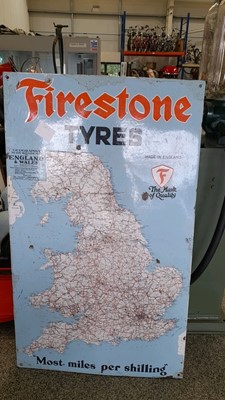 Lot 138 - FIRESTONE TYRES MAP
