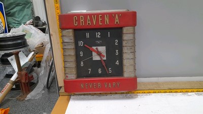 Lot 681 - CRAVEN 'A' CLOCK 240V