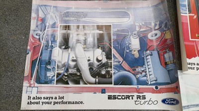 Lot 481 - 3X FORD ESCORT RS TURBO POSTERS