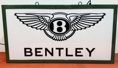 Lot 203 - BENTLEY ILLUMINATED LIGHT BOX 38" X 20"