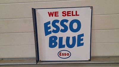 Lot 299 - WE SELL ESSO BLUE DOUBLE SIDED SIGN