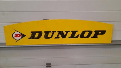 Lot 315 - 2X DUNLOP METAL SIGNS