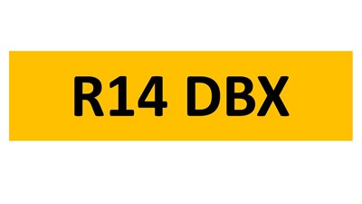 Lot 85-6 - REGISTRATION ON RETENTION - R14 DBX