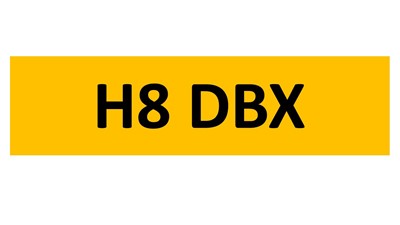 Lot 87-6 - REGISTRATION ON RETENTION - H8 DBX