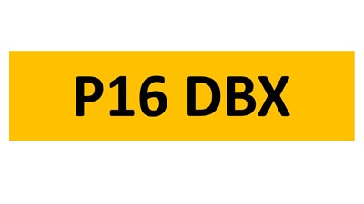 Lot 89-6 - REGISTRATION ON RETENTION - P16 DBX