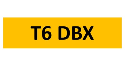 Lot 90-6 - REGISTRATION ON RETENTION - T6 DBX