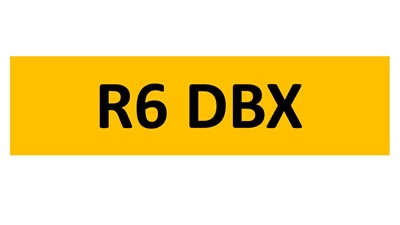 Lot 91-6 - REGISTRATION ON RETENTION - R6 DBX