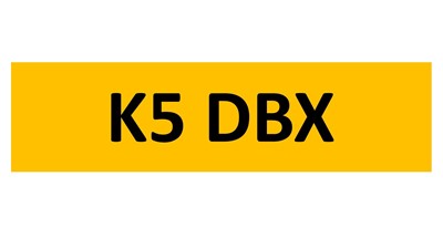 Lot 93-6 - REGISTRATION ON RETENTION - K5 DBX