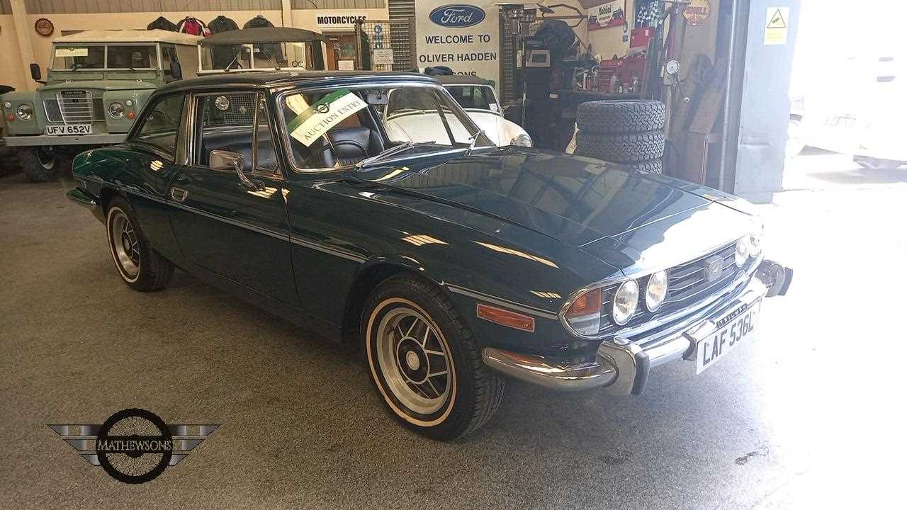 Lot 593 - 1972 TRIUMPH STAG