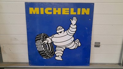 Lot 339 - MITCHELIN METAL TYRE SIGN 30" X 30"