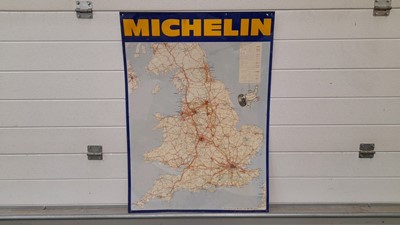 Lot 423 - MICHELIN TIN MAP OF ENGLAND