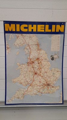 Lot 423 - MICHELIN TIN MAP OF ENGLAND