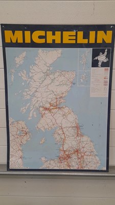 Lot 443 - MICHELIN TIN MAP OF SCOTLAND