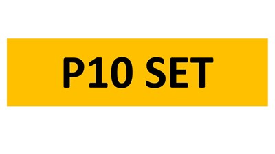Lot 2-7 - REGISTRATION ON RETENTION - P10 SET
