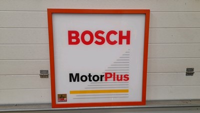 Lot 567 - BOSCH MOTOR PLUS SINGLE SIDED SIGN 30" X 30"