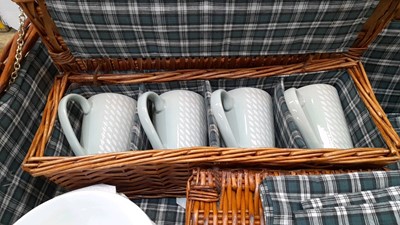 Lot 503 - WICKER PICNIC HAMPER