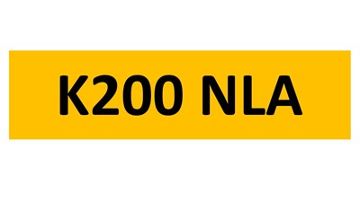 Lot 4-7 - REGISTRATION ON RETENTION - K200 NLA