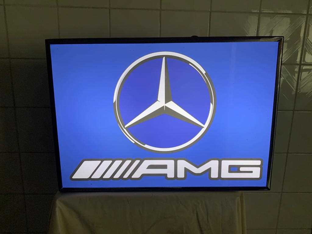 Lot 43 - MERCEDES AMG LIGHT UP SIGN