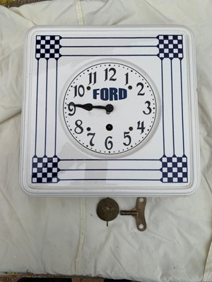 Lot 52 - OLD FORD WALL CLOCK