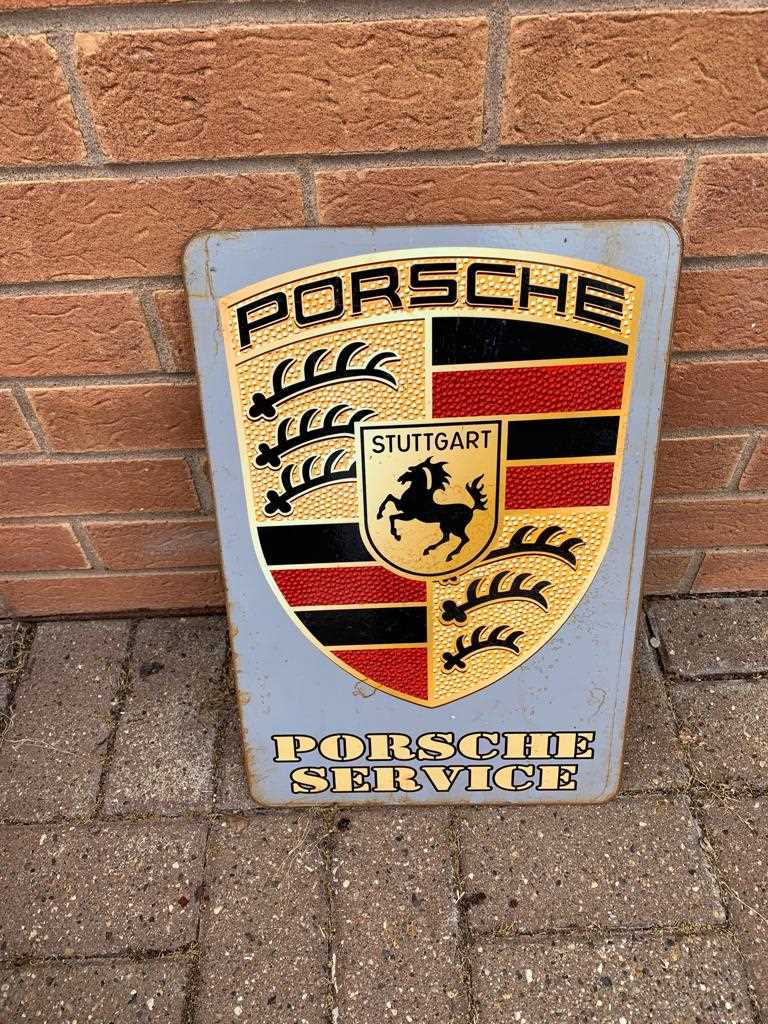 Lot 63 - PORSCHE SERVICE SIGN