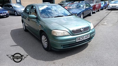 Lot 486 - 1998 VAUXHALL ASTRA CLUB 8V