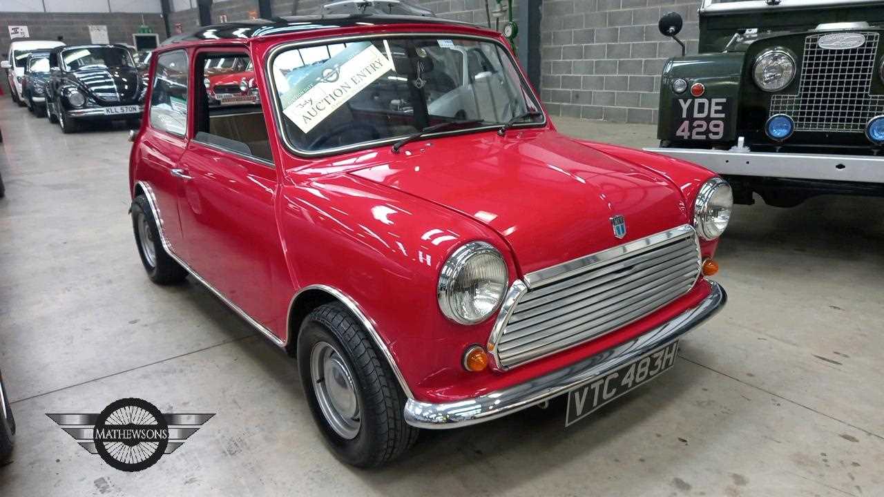 Lot 87 - 1970 AUSTIN MINI COOPER S