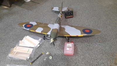 Lot 591 - MODEL RADIO CONTROLLED SPITFIRE