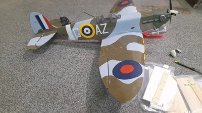 Lot 591 - MODEL RADIO CONTROLLED SPITFIRE