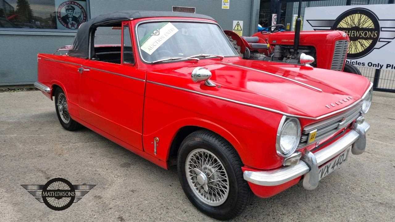 Lot 95 - 1970 TRIUMPH HERALD 13/60