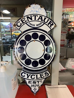 Lot 196 - CENTAUR CYCLES SIGN