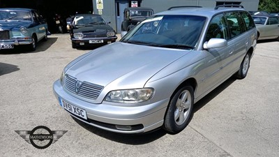 Lot 707 - 2001 VAUXHALL OMEGA CD V6 AUTO