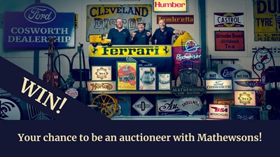 Lot 500 - BE AN AUCTIONEER WITH MATHEWSONS! - ALL PROCEEDS TO CHARITY