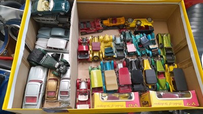 Lot 683 - BOX OF MATCHBOX MODELS OF YESTURDAY  DINKY / CORGI