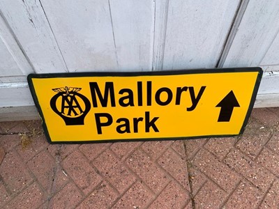 Lot 69 - AA MALLORY PARK DIRECTION SIGN