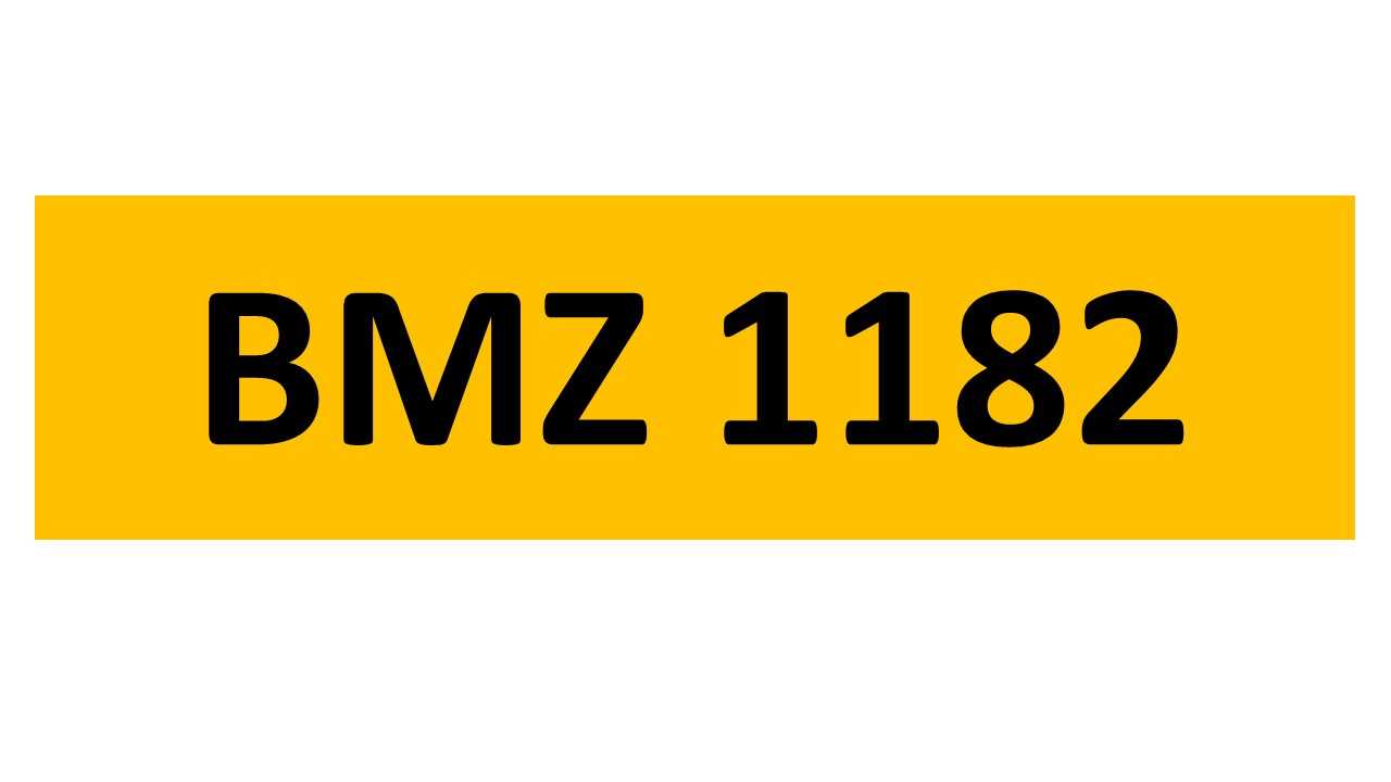 Lot 22 - REGISTRATION ON RETENTION - BMZ 1182