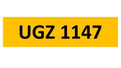 Lot 45-7 - REGISTRATION ON RETENTION - UGZ 1147