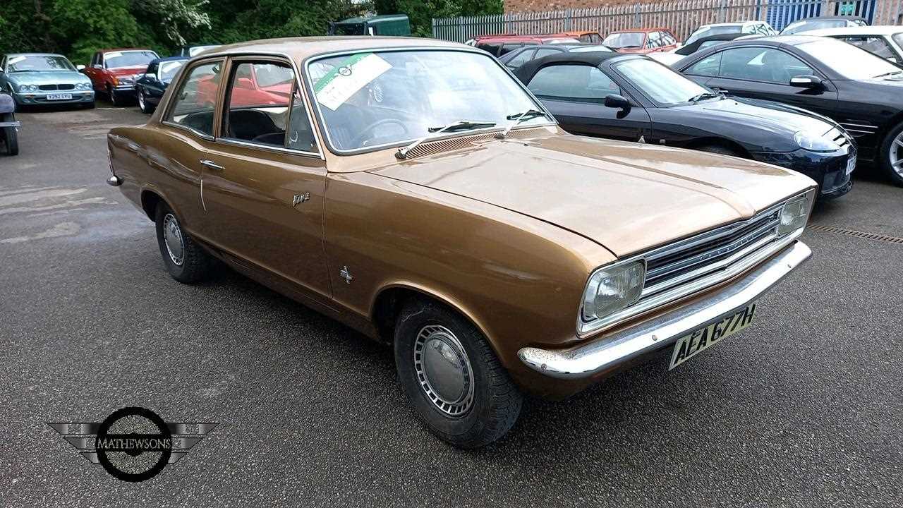 Lot 107 - 1970 VAUXHALL VIVA 1159CC