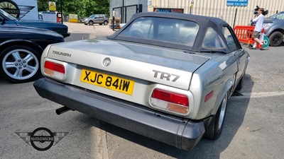 Lot 356 - 1980 TRIUMPH TR7 CONVERTIBLE