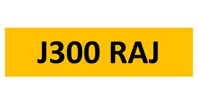 Lot 49-7 - REGISTRATION ON RETENTION - J300 RAJ