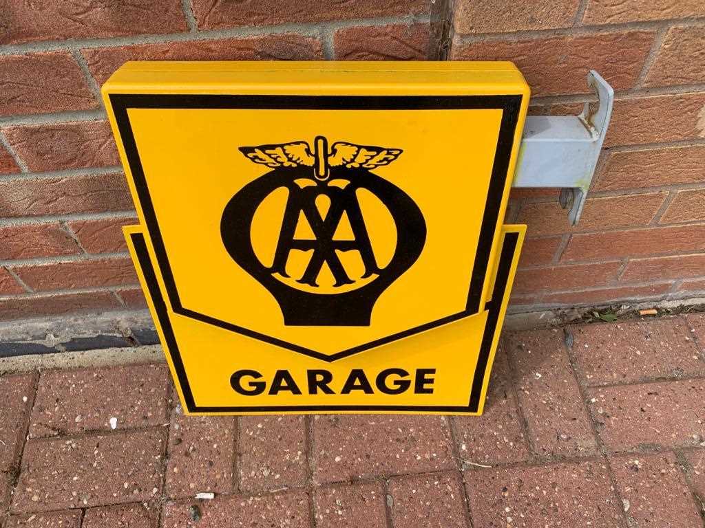 Lot 153 - AA HANGING DOUBLESIDED SIGN