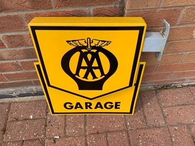 Lot 153 - AA HANGING DOUBLESIDED SIGN