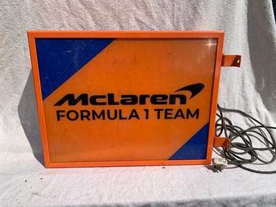 Lot 251 - MCLAREN FORMULA 1 TEAM LIGHTUP SIGN