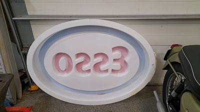 Lot 45 - ESSO OVAL SIGN PLASTIC 56" X 40"