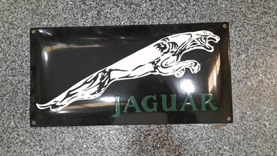 Lot 643 - JAGUAR SIGN 20" X 10"