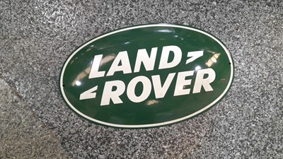 Lot 663 - LAND ROVER SIGN 14" X 9"